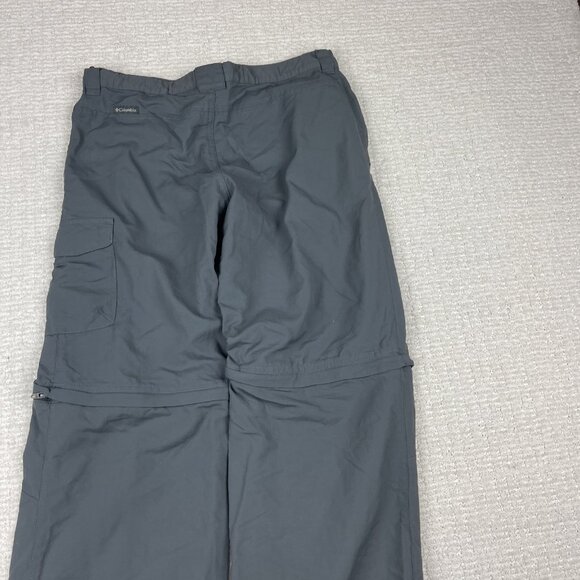 Columbia Silver Ridge Utility Convertible Pants Womens 14 Short Omni Shield Gorp - Picture 16 of 16